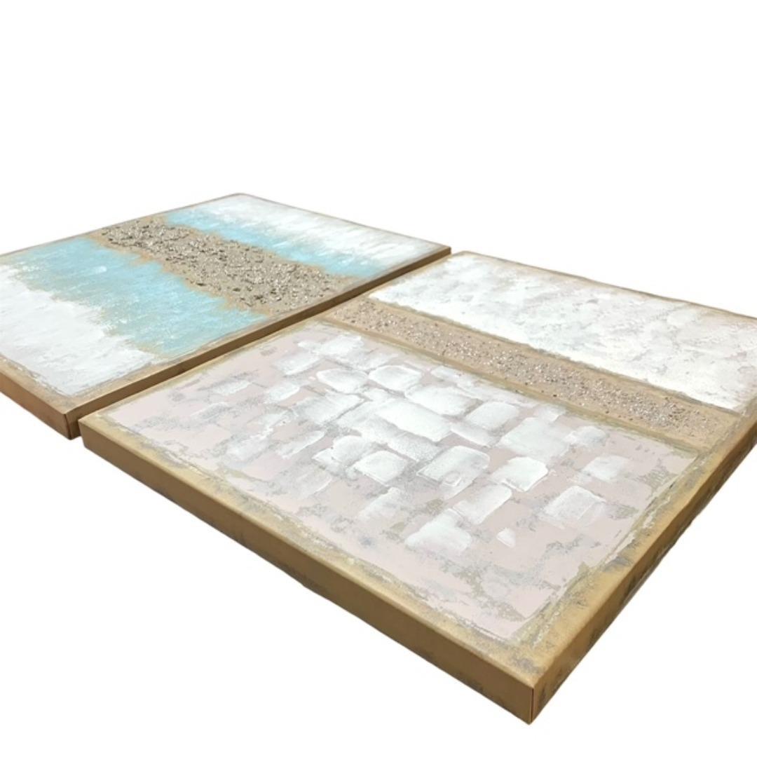 キャンバスアート 2点セット Radiant グリッター キラキラ 4246