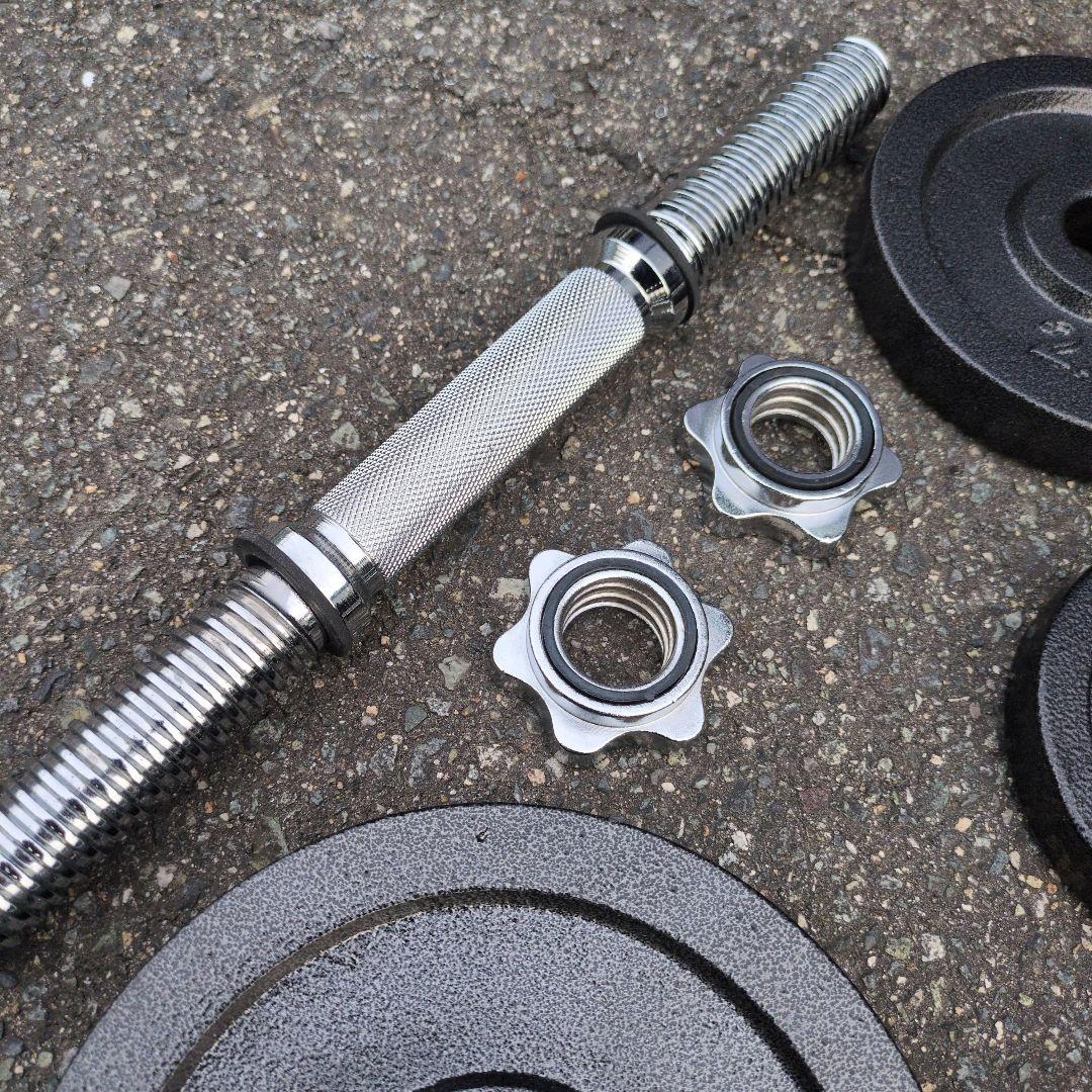 【超美品】可変式ダンベル 20kg×2個セット 計40kgセット