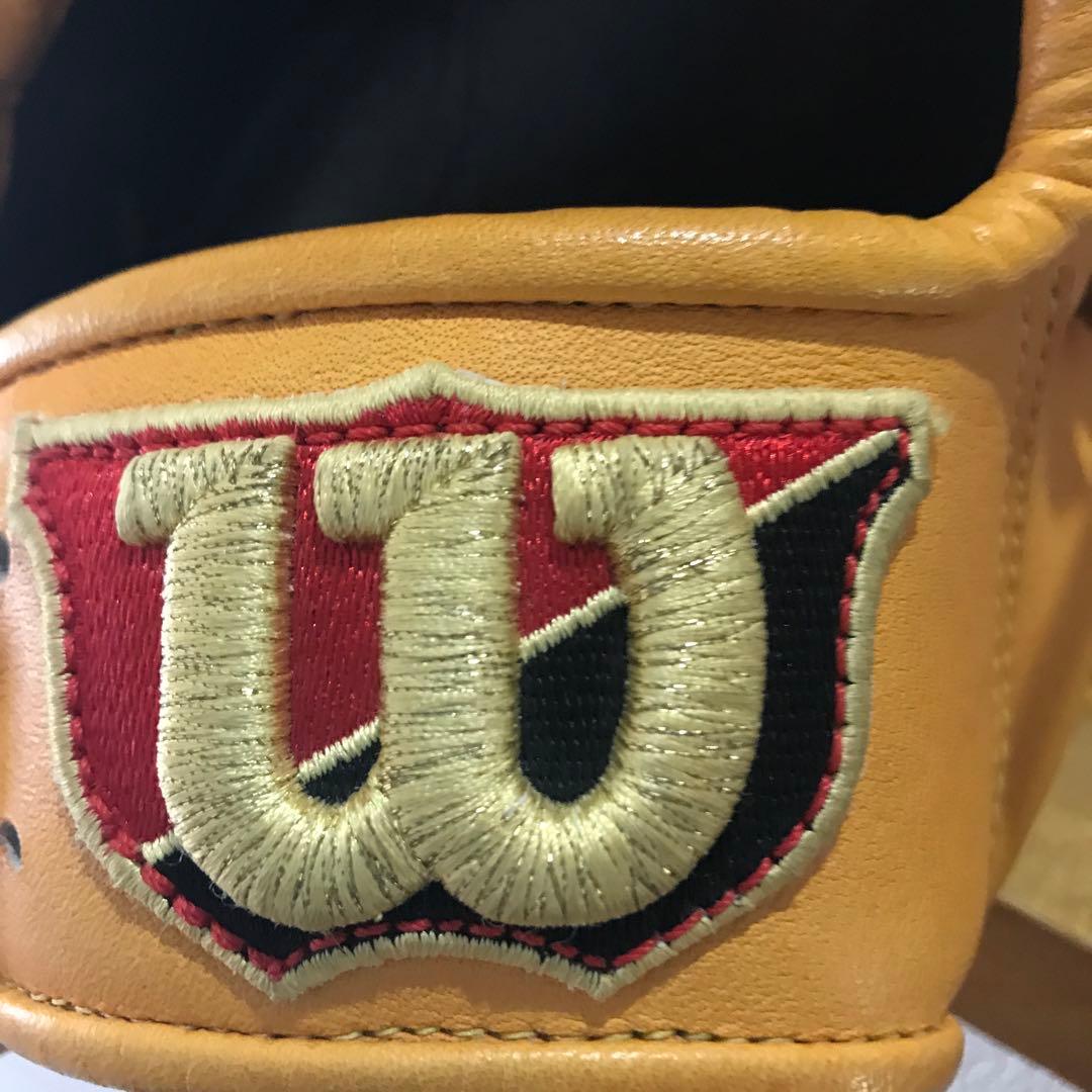 Wilson 外野手用 6本指対応 硬式グローブ オレンジ