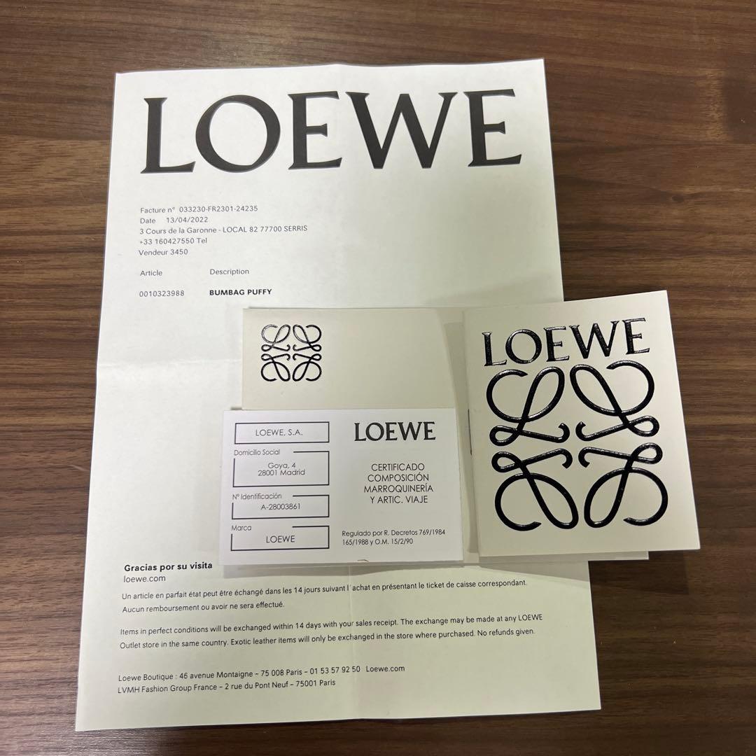 【Ytms】 LOEWE ロエベ　ボディバッグBUMBAG PUFFY