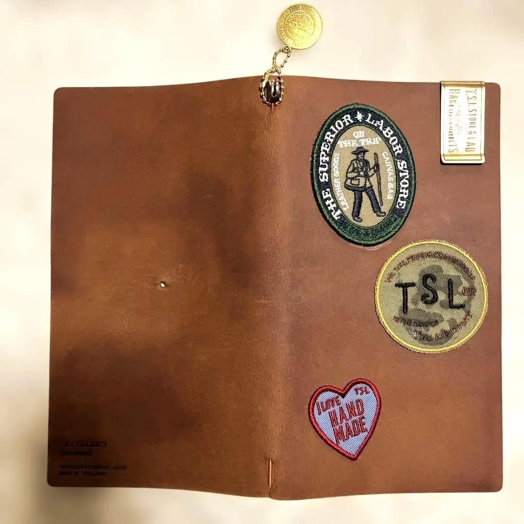 トラベラーズノートレギュラーサイズ キャメルカスタマイズセット