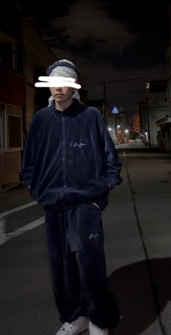 sean johnベロアセットアップ