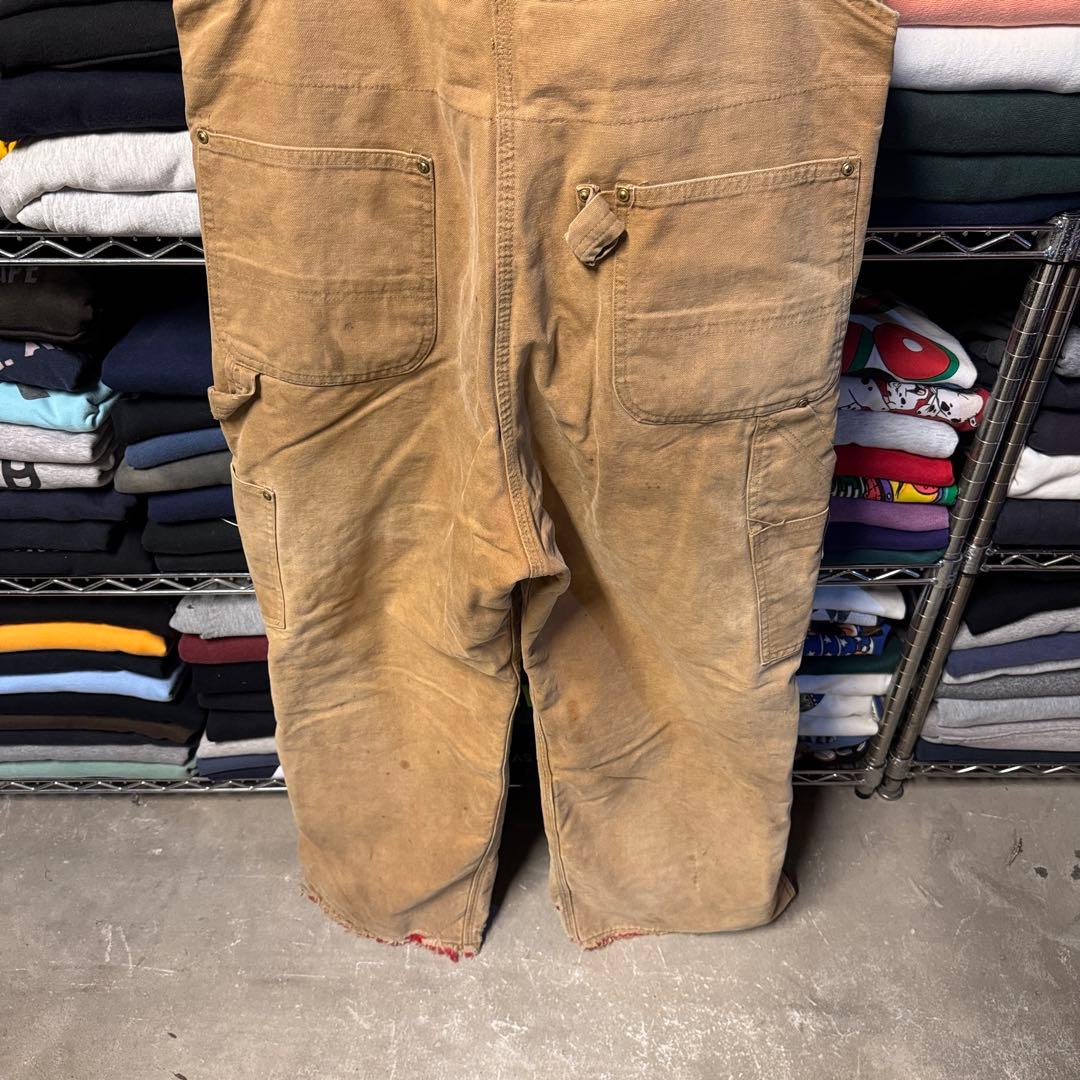 ボロ USA製 90s carhartt カーハート オーバーオール ダブルニー