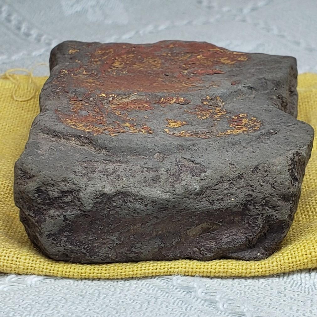 ◆『豊臣家 伏見城 五七の桐紋 金箔瓦 断片』豊臣秀吉◆検）織田信長 徳川家康