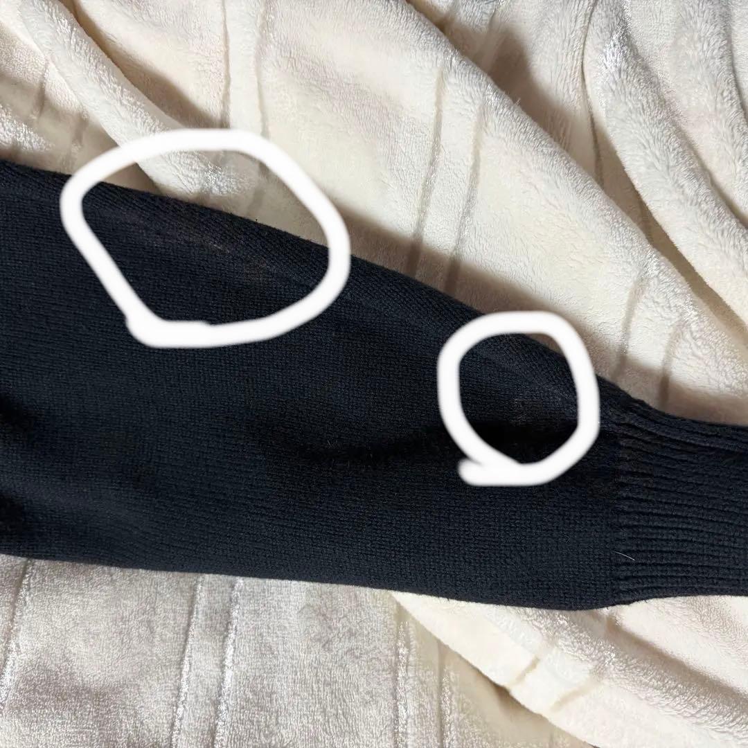 Stussy ブラック ニット Mサイズ セーター