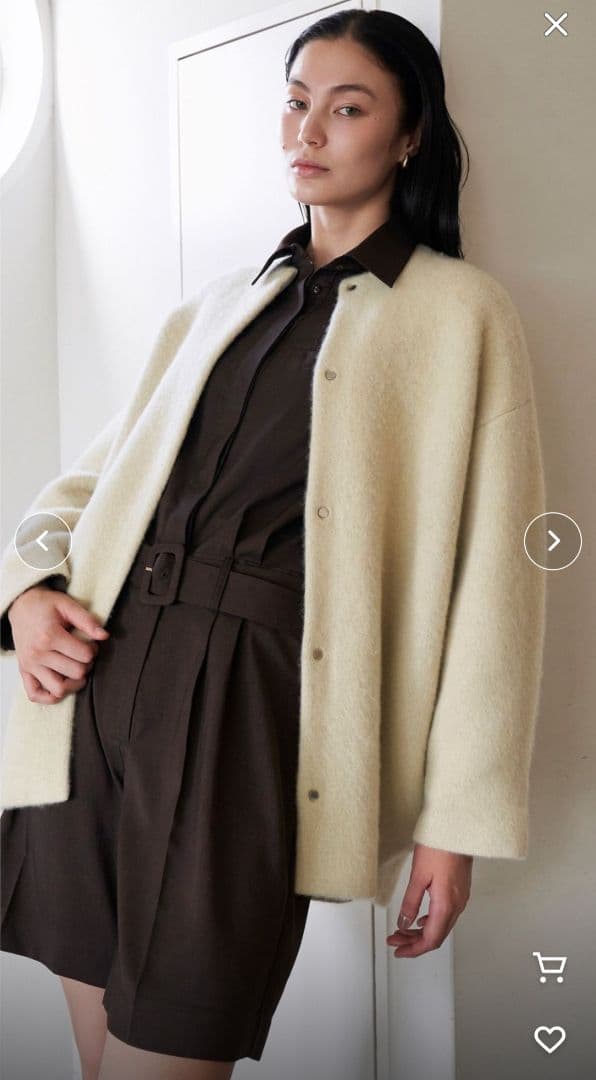 2025ELENDEEK CNラクーンミックスダブルカーディガン