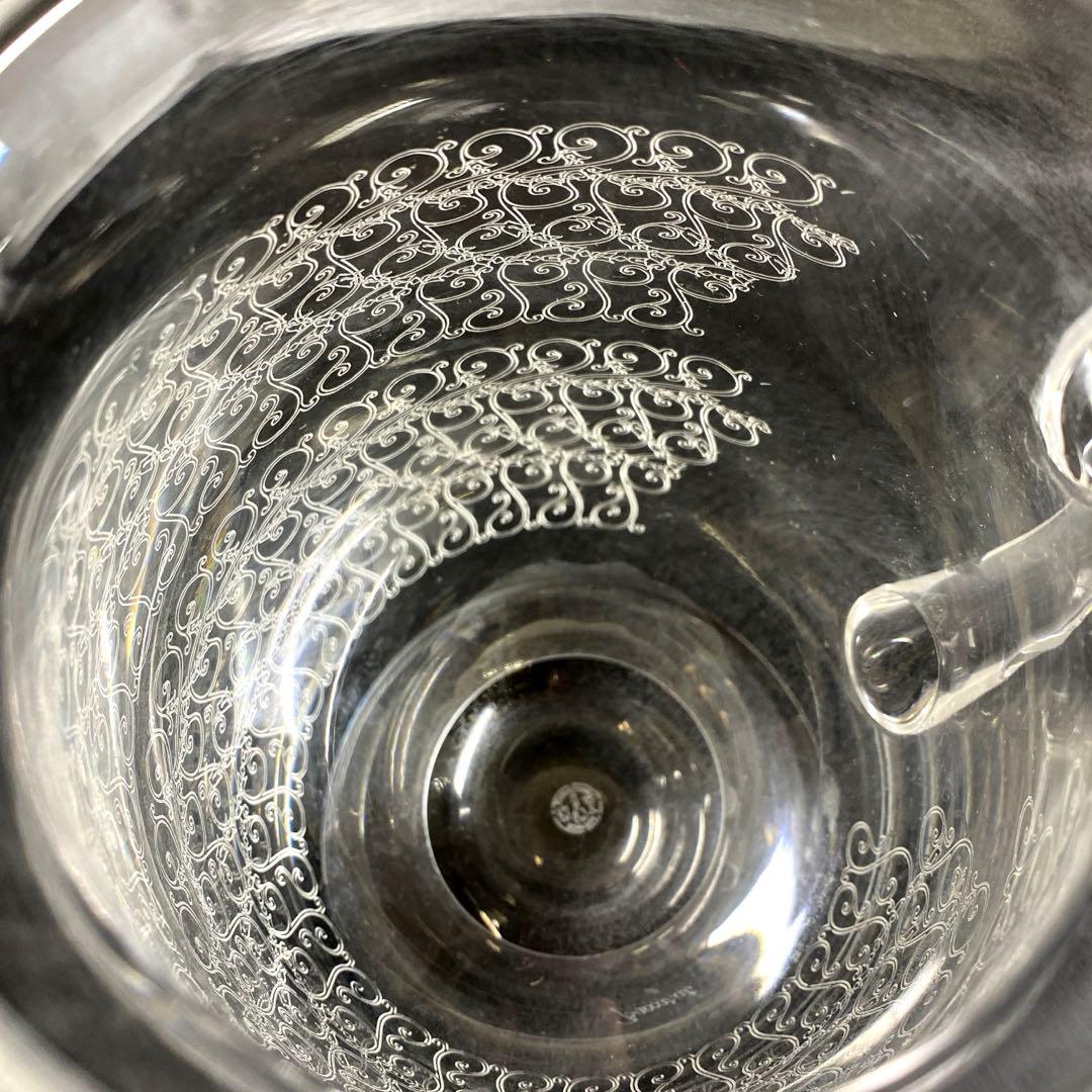 バカラ　ローハンピッチャー　高さ19.5㎝　東Y7-0213☆2Fトヒル