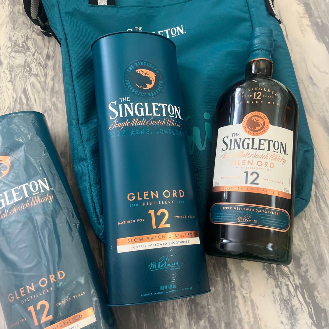 新品シングルトンthesingleton12年2本専用箱&保冷バッグ付ウイスキー