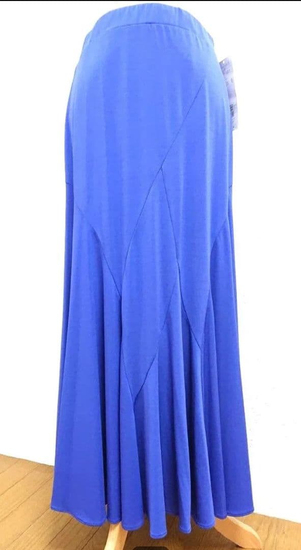 SALE☆チャコット　社交ダンス スカート　L ロイヤルブルー 定価42900円