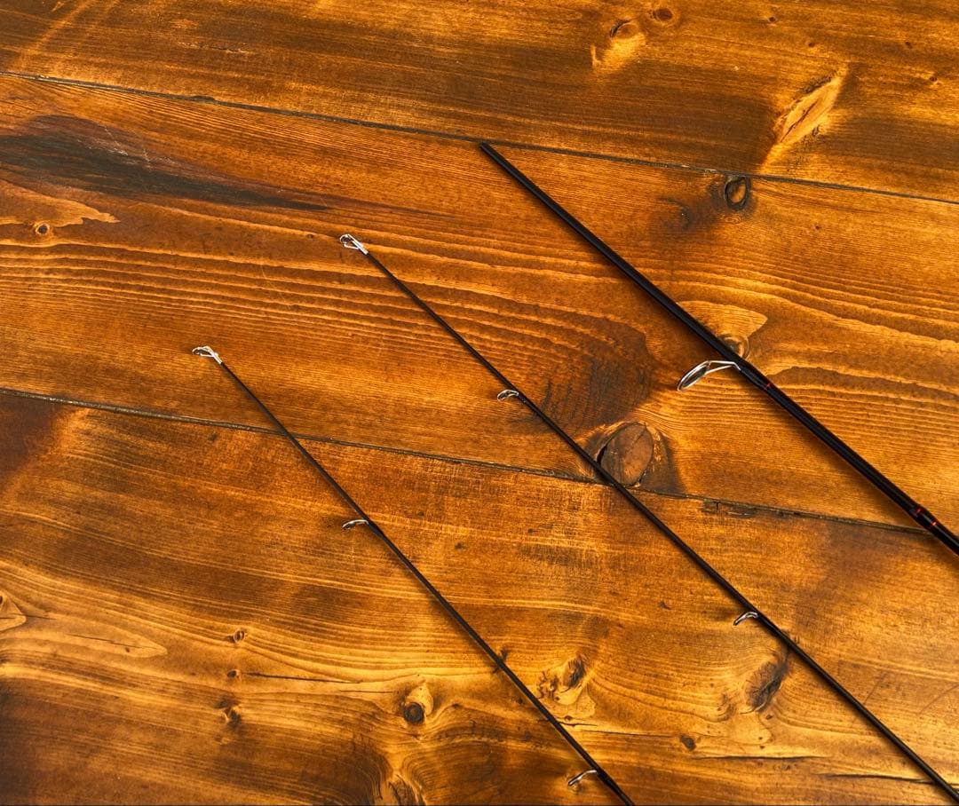 2ピーススピニングロッド 超軽量　カーボンロッド　バスロッド　バス釣り　2way