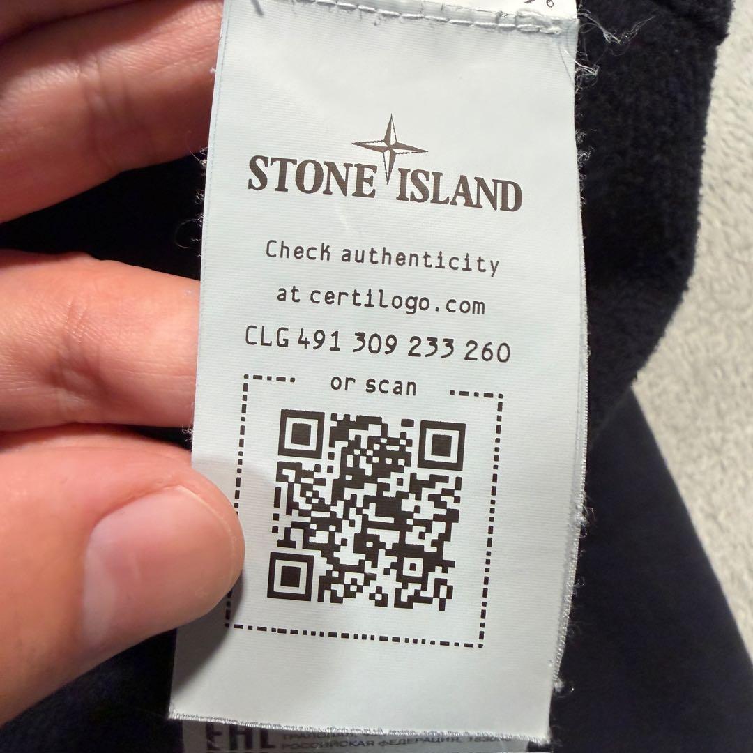 ストーンアイランド　スウェットトレーナー　ブラック　L 751563020