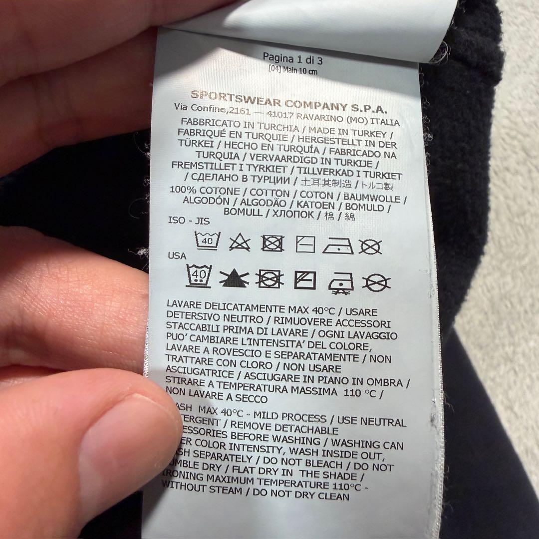 ストーンアイランド　スウェットトレーナー　ブラック　L 751563020