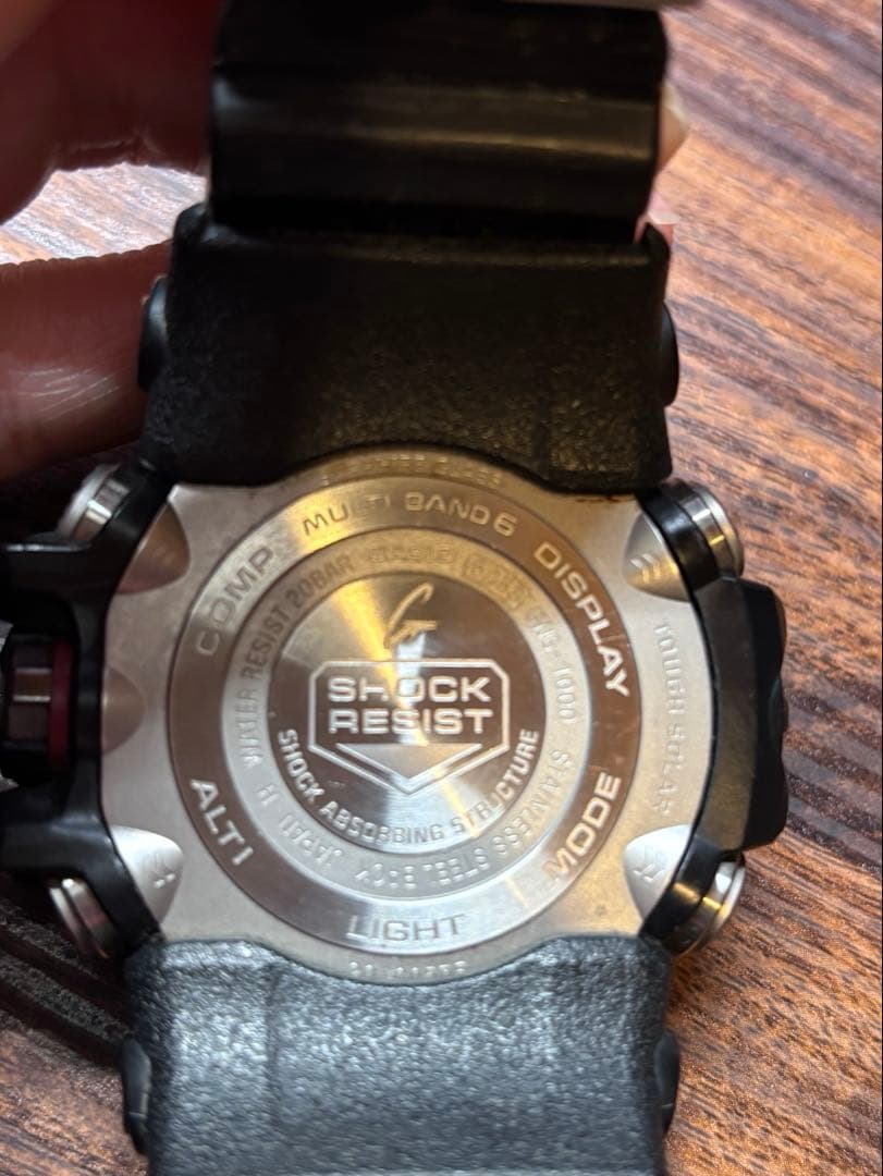 カシオGーSHOCKマッドマスターGWGー1000 電波ソーラー