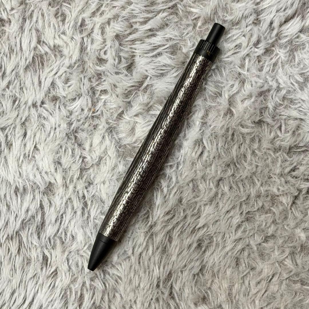 バビブースカ　メタライズドウッド　ボールペン　欅　ブラック塗装