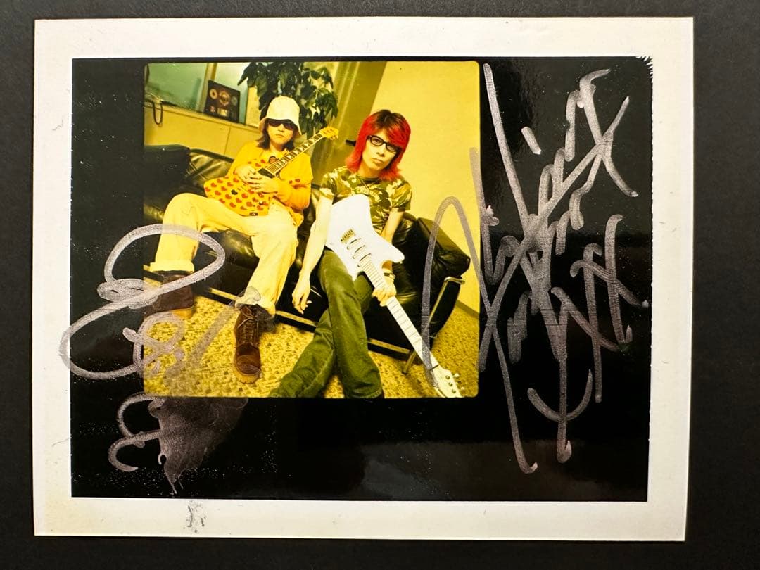 hideとKiyoshiの直筆サイン入りポラ