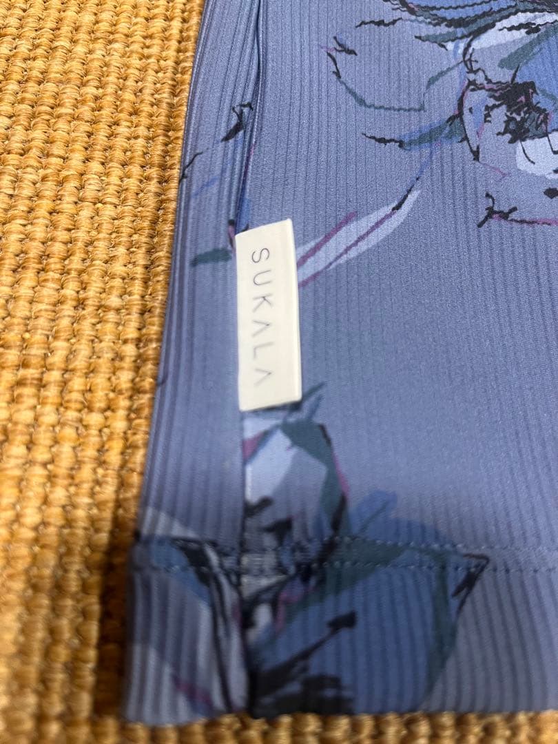 【SUKALA】リブbigフラワープリント ヨガウェア 6月新作M新品未使用