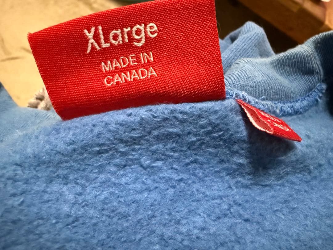 【❸Mama❸】Supreme 青 スウェット　トレーナー