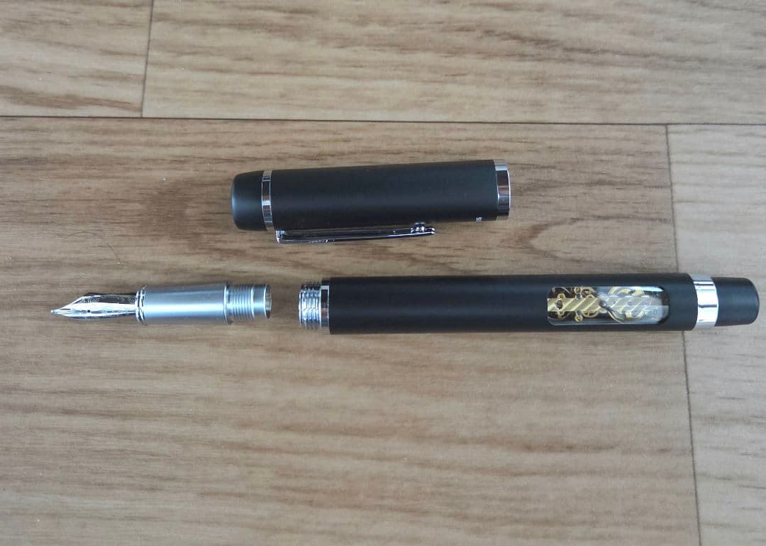 希少 手巻き時計付き万年筆