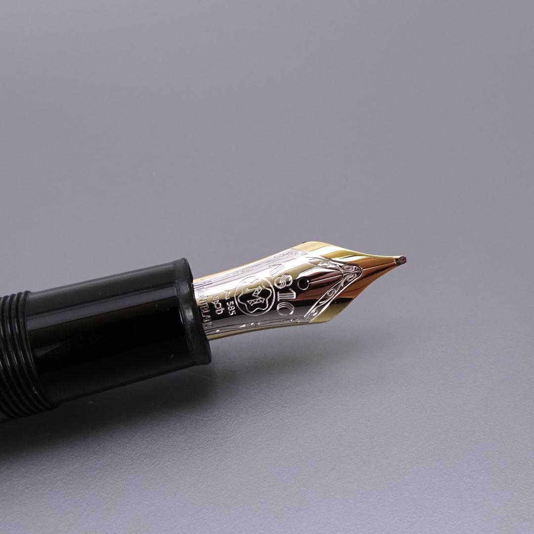 本物美品■モンブラン■万年筆 マイスターシュテュック 太めモデル 14K M