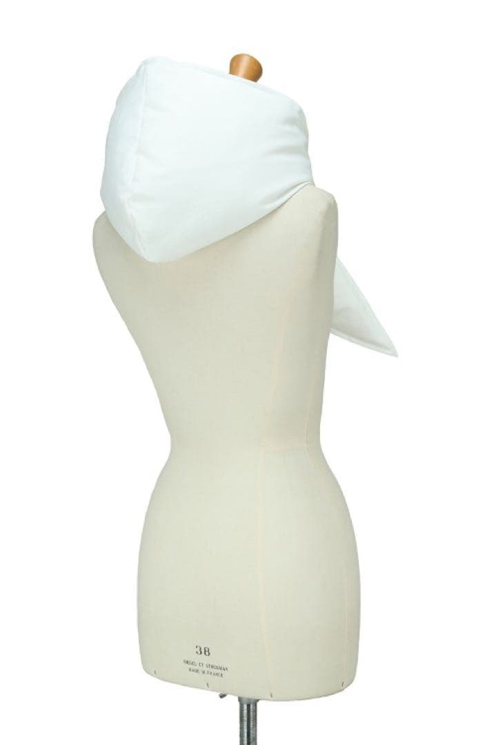 iirot イロットPadded Hoodie white UABY バラクラバ