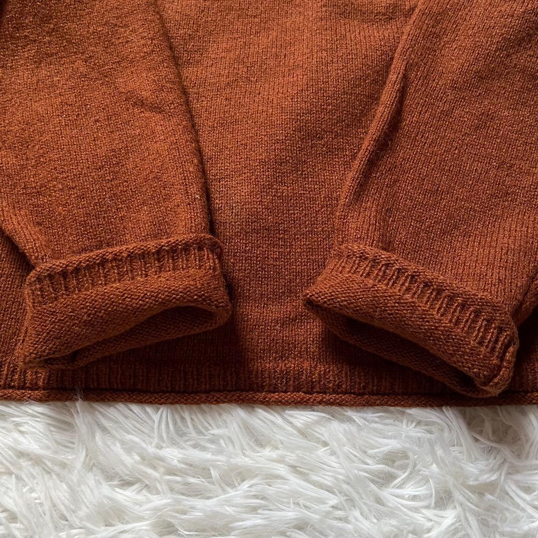 マーガレットハウエル✨ロールネック ニット セーター ブラウン M ユニセックス