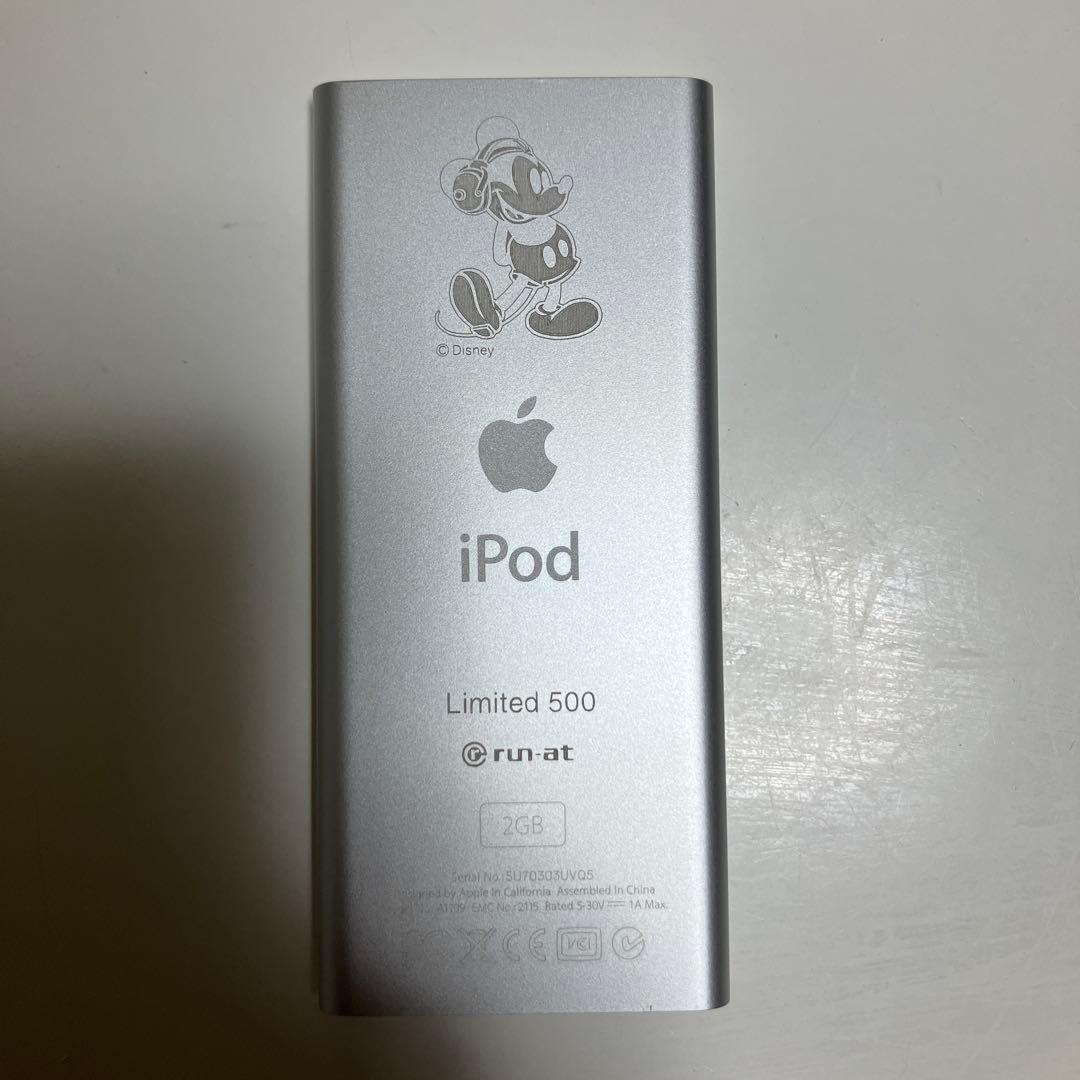 iPod nano Mickey Mouse 500個限定モデル