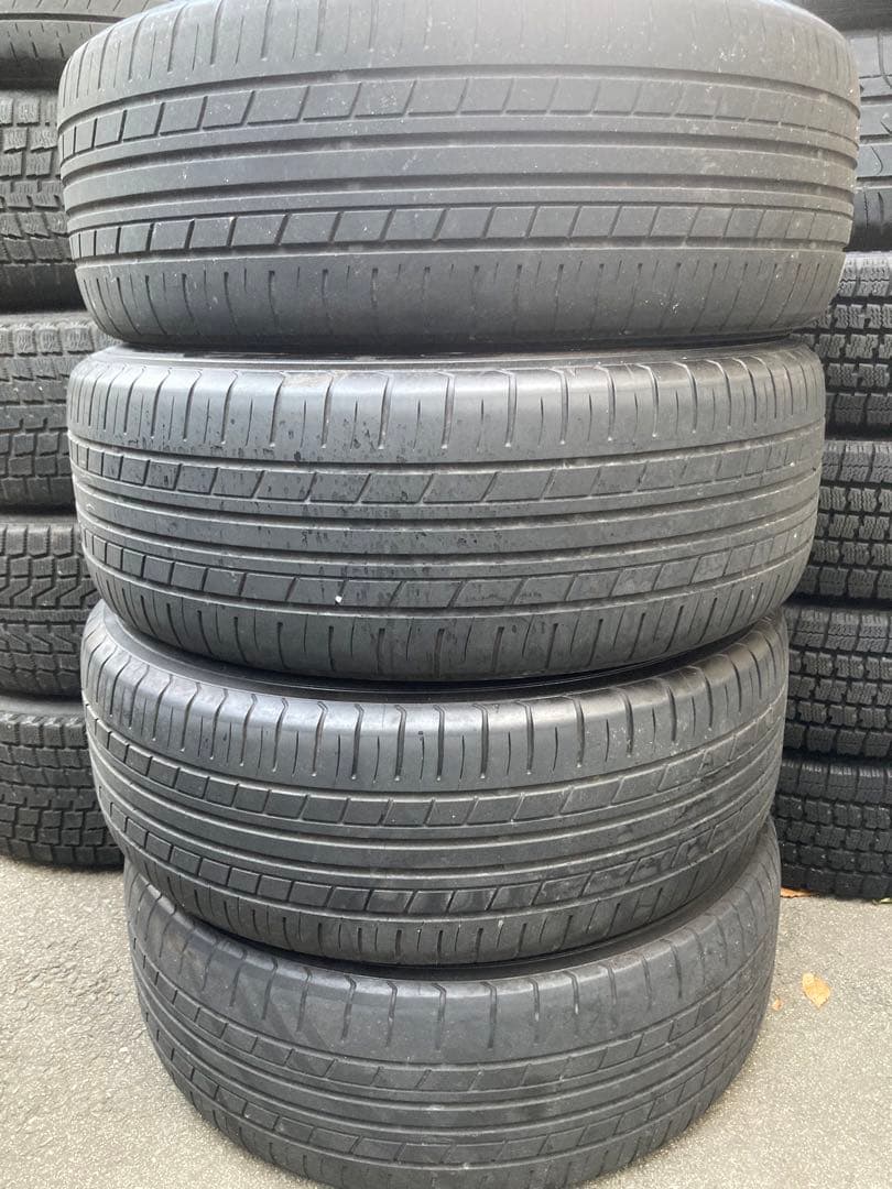 LEGZAS 17インチアルミ　タイヤバリ溝　ヨコハマ215/55R17