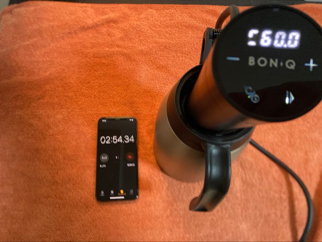 【使用回数少ない】BONIQ2.0 ブラック 低温調理器