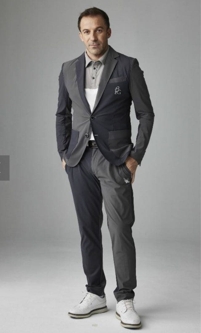 【美品】春夏カジュアルスーツクレージー 1PIU1UGUALE3ADP GOLF