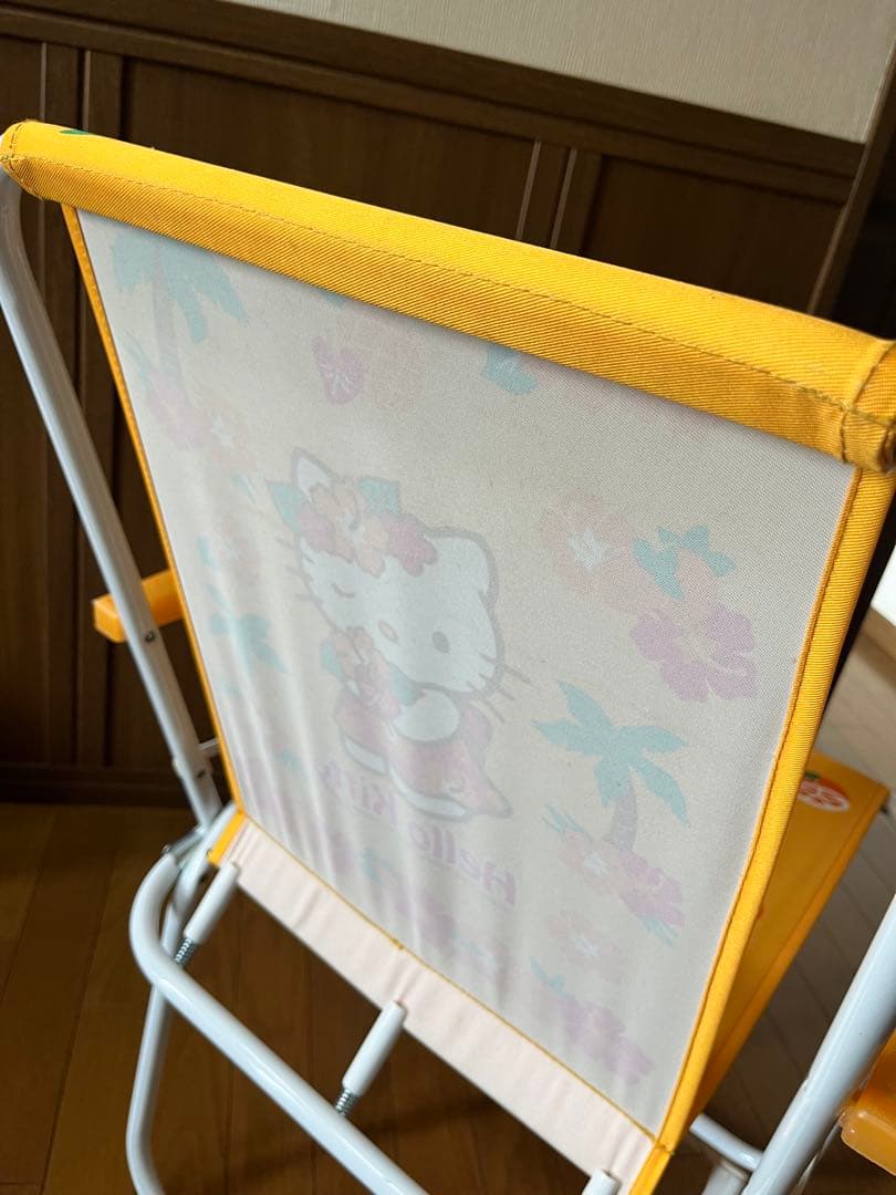 美品　激レア　ハローキティ アウトドアチェア　折り畳み椅子　2002