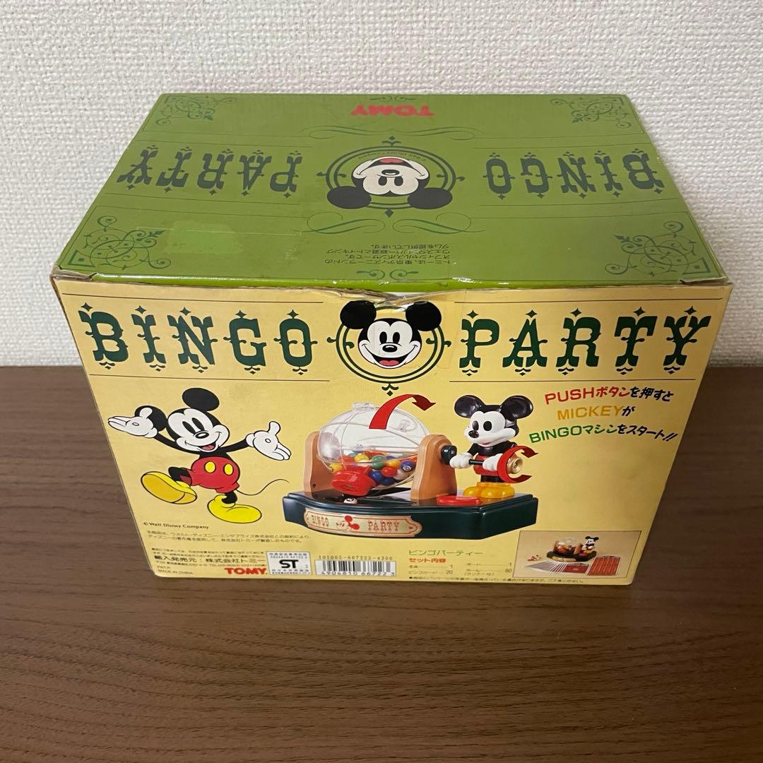 トミー ディズニー ビンゴパーティー 動作確認済み ビンゴマシーン ミッキー