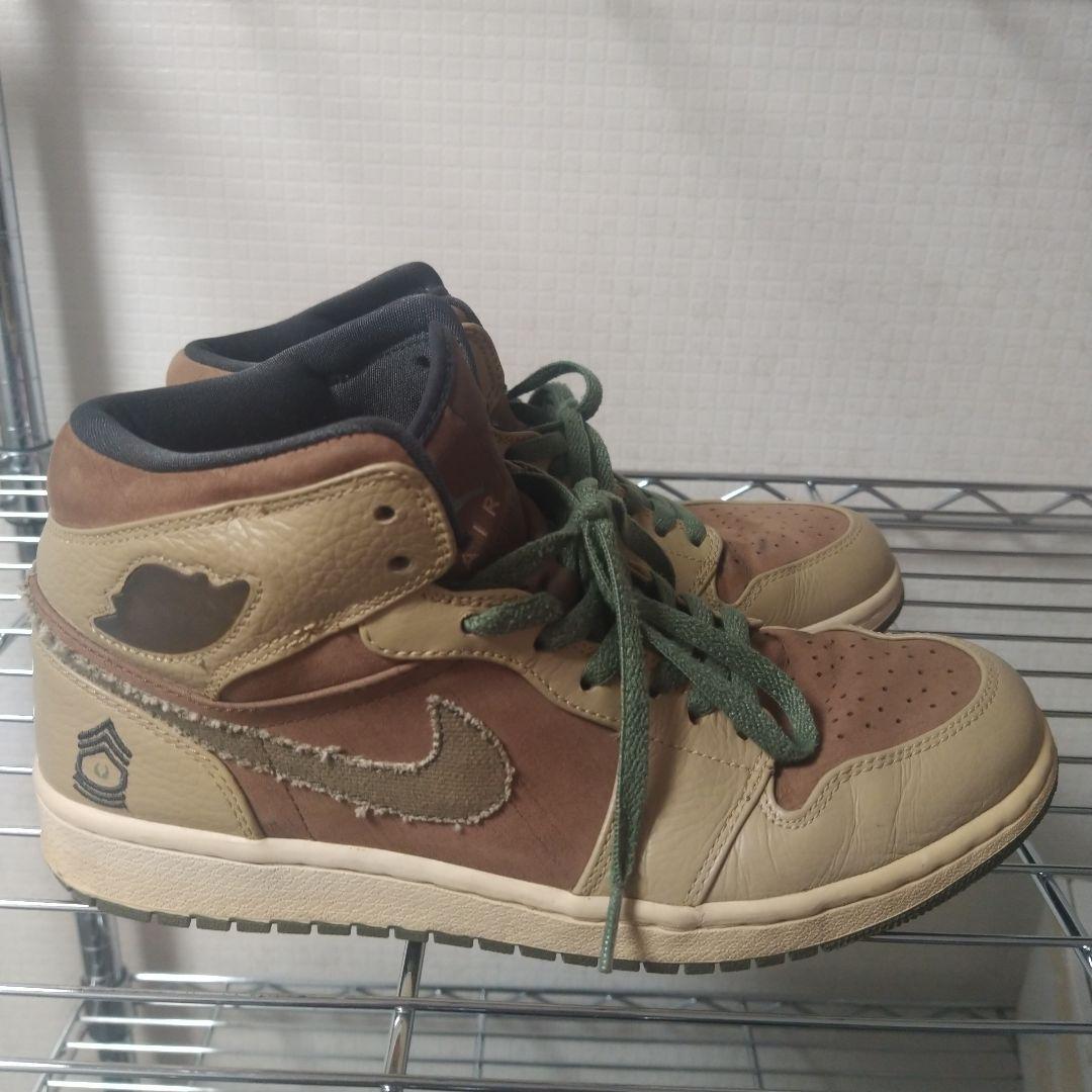シューズ(男性用) NIKE AIRJORDAN 1 ARMY PACK ARMED FORCES