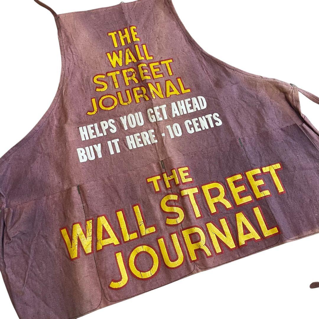 40s ニュースペーパー エプロン ブラウンダック キャンバス ヴィンテージ