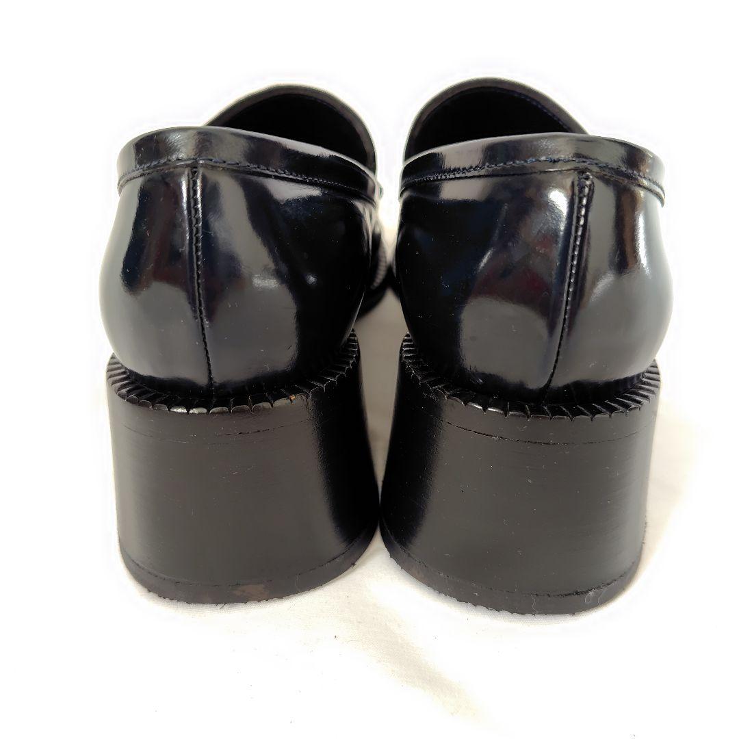 ✨️腕利き職人のリペア済✨️良品❤【プラダ 】履き心地◎エナメル ローファー 紺