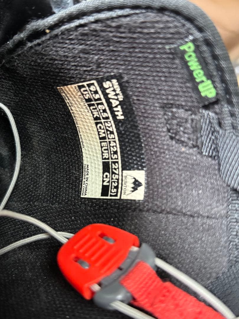 バートン　Burton スワス　スノーボード27.5 インソール新品　ブーツ