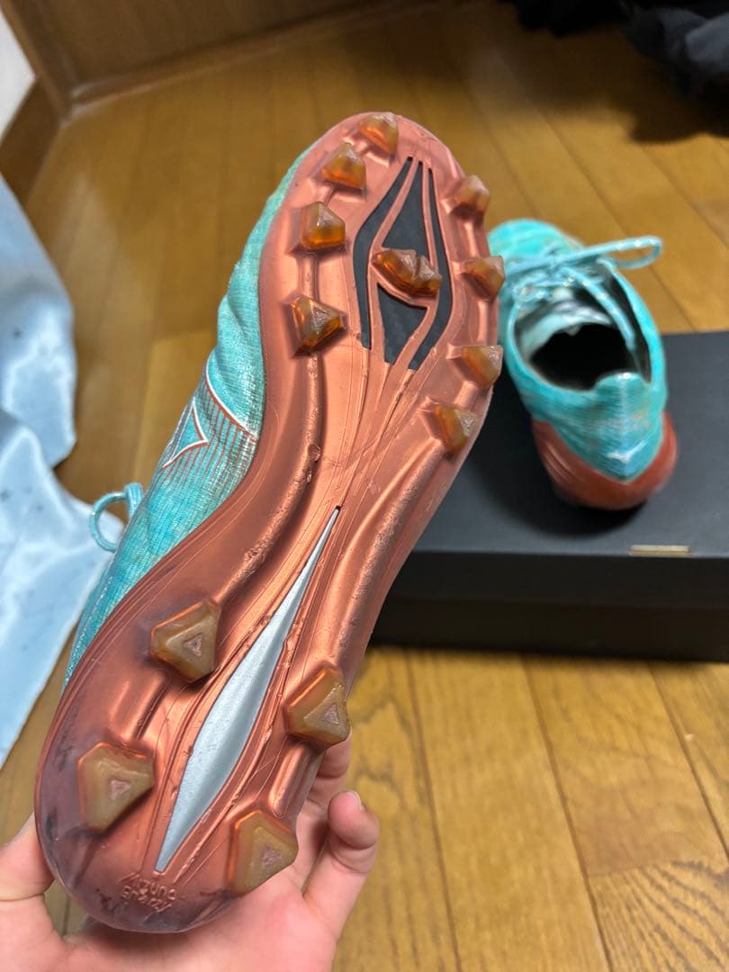 【入手困難】Mizuno α Azure Blue 26.0ワールドカップ限定