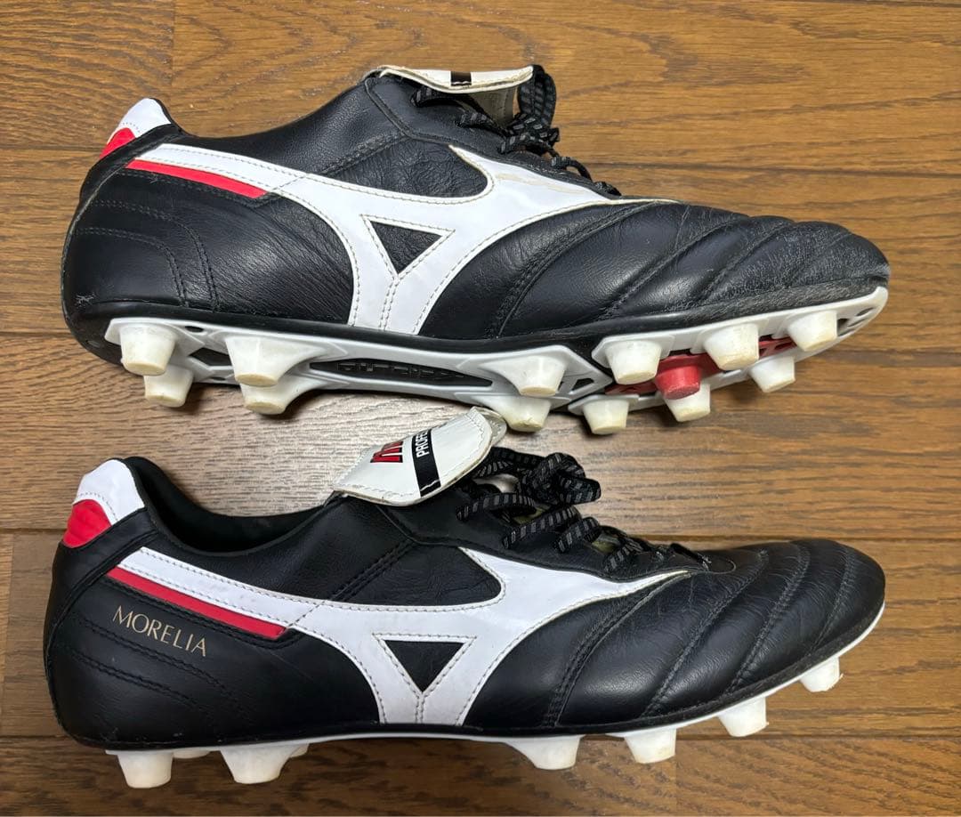 ミズノ　モレリア2JAPANサッカースパイク　ブラック/ホワイト28.0cm
