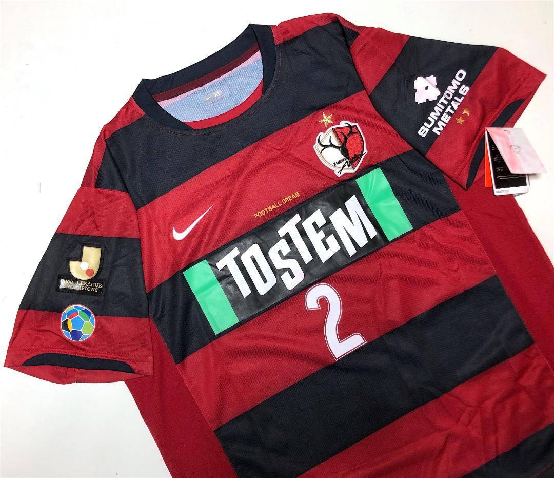 希少タグ付き　ナイキ　鹿島アントラーズ　2008　ユニフォーム 　XL　内田篤人