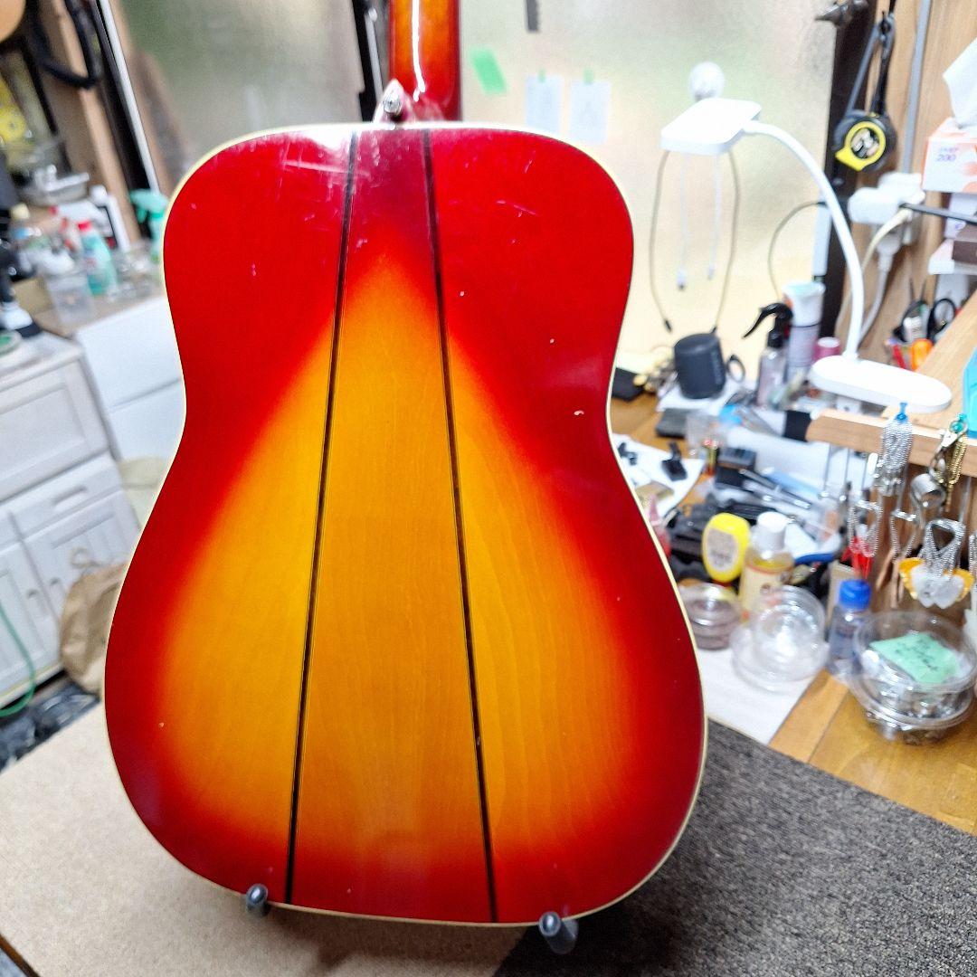 Morales アコースティックギター オレンジ/レッドグラデーション