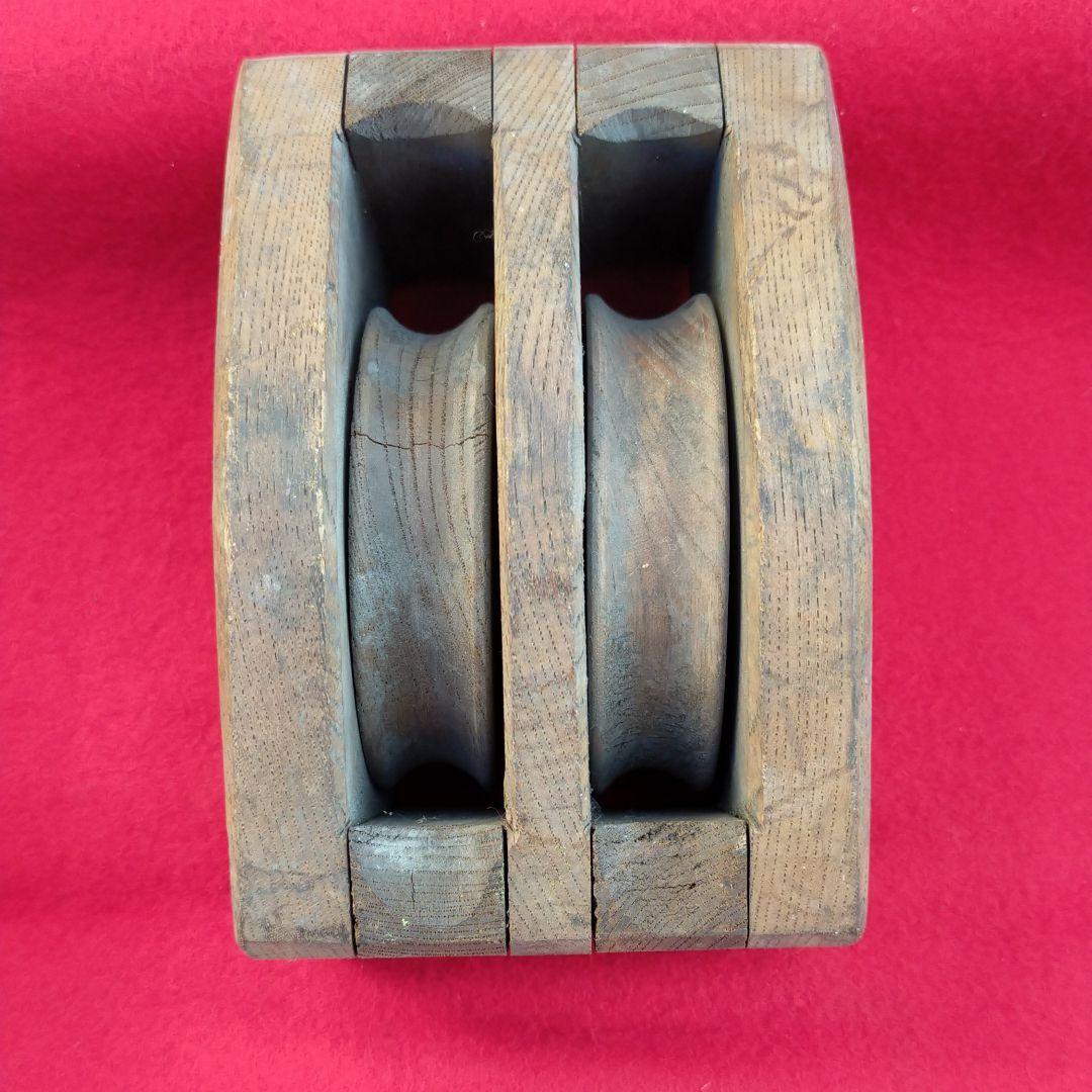 昭和レトロ・滑車・ガーデニング・アンティーク・古道具