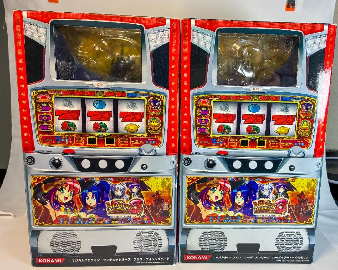 パチスロマジカルハロウィン　アリス　ローズ　ブラックジャック　フィギュアセット