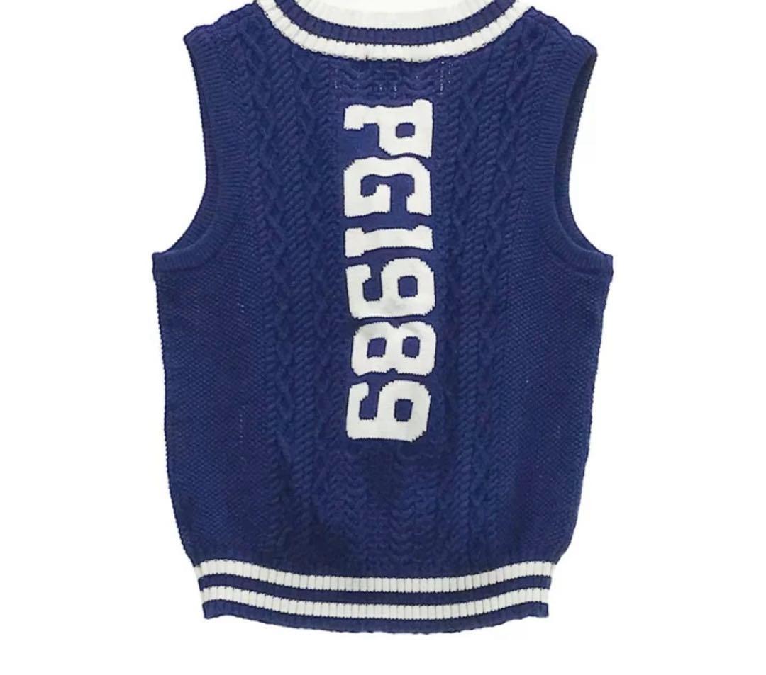 パーリーゲイツ ❣️SALE❣️バックロゴベスト 新品未使用正規品 ネイビー