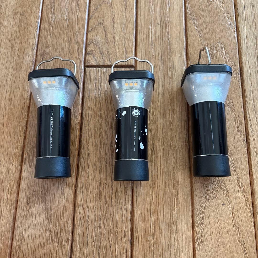 NATURA（ナトゥーラ）LED SUPER FLASH LIGHT 3個