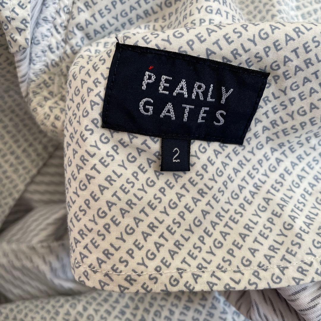 美品☆2022SSパーリーゲイツ　ルチアンカルゼストレッチパンツ　ロンスト柄