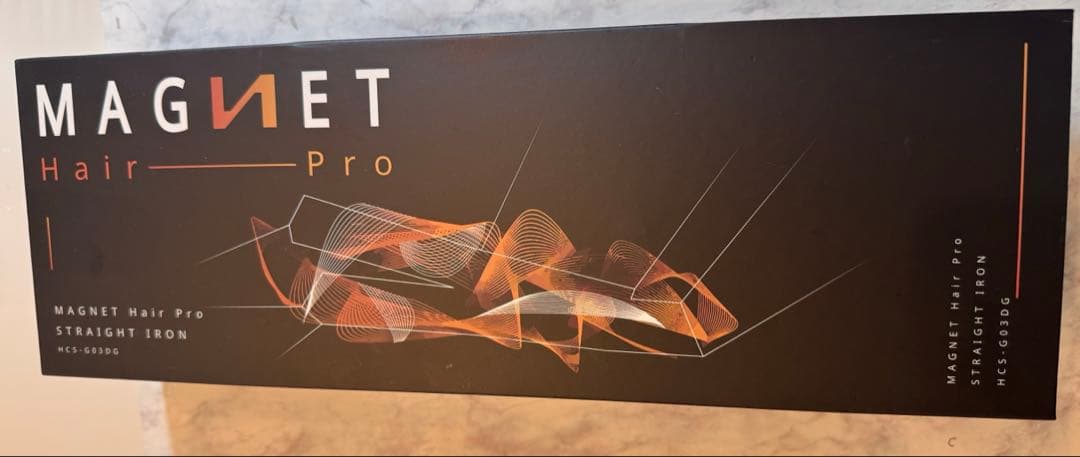 美品 マグネットヘアプロ ストレートアイロン HCS-G03DG