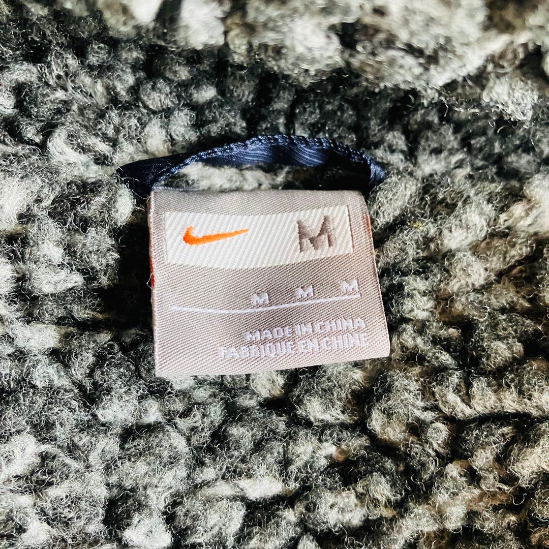 NIKE ナイキ　ベンチコート　ロングアウター　裏ボア　キルティング　刺繍　M