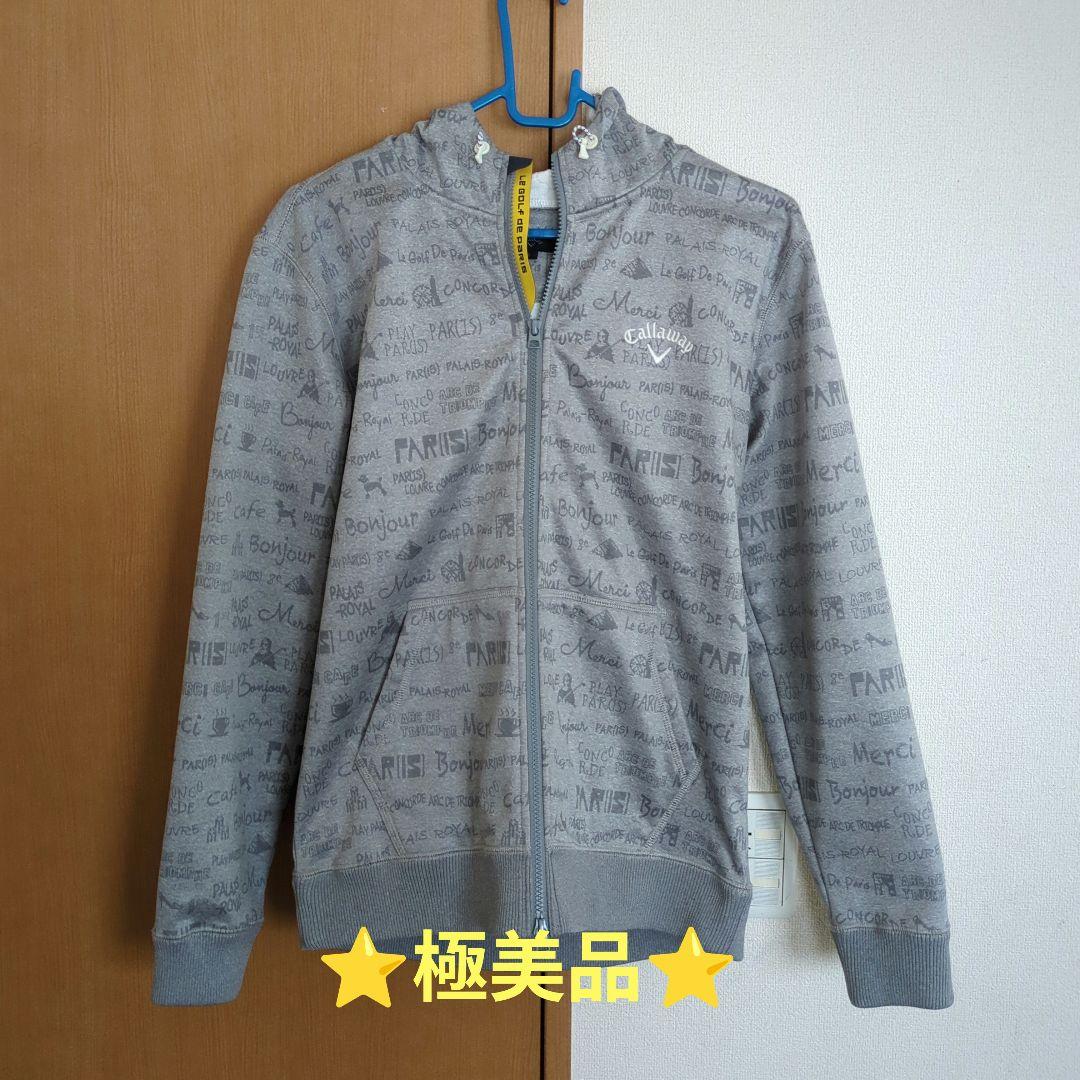 【★極美品★】キャロウェイメンズ 防風 スウェット パーカーＬ