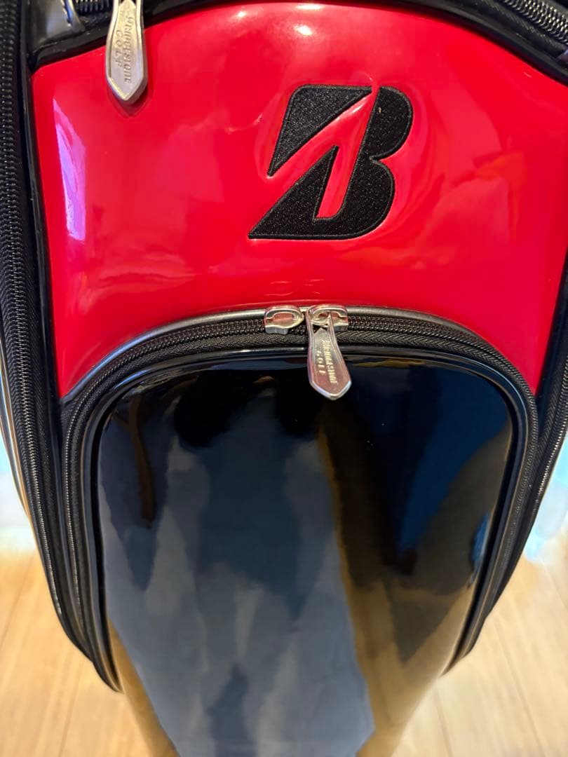 BRIDGESTONE キャディバッグ エナメル