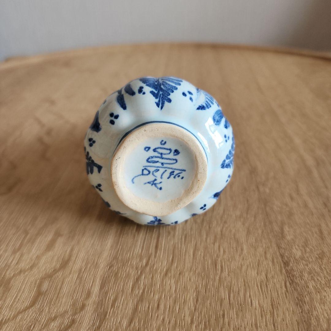 デルフト　阿蘭陀　瓶　徳利　12cm　1点