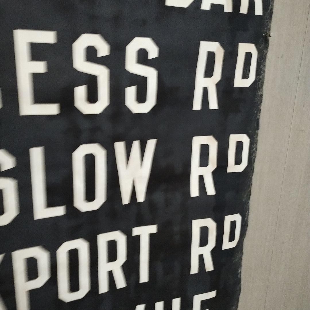 ヴィンテージバスロールサイン本物　1201